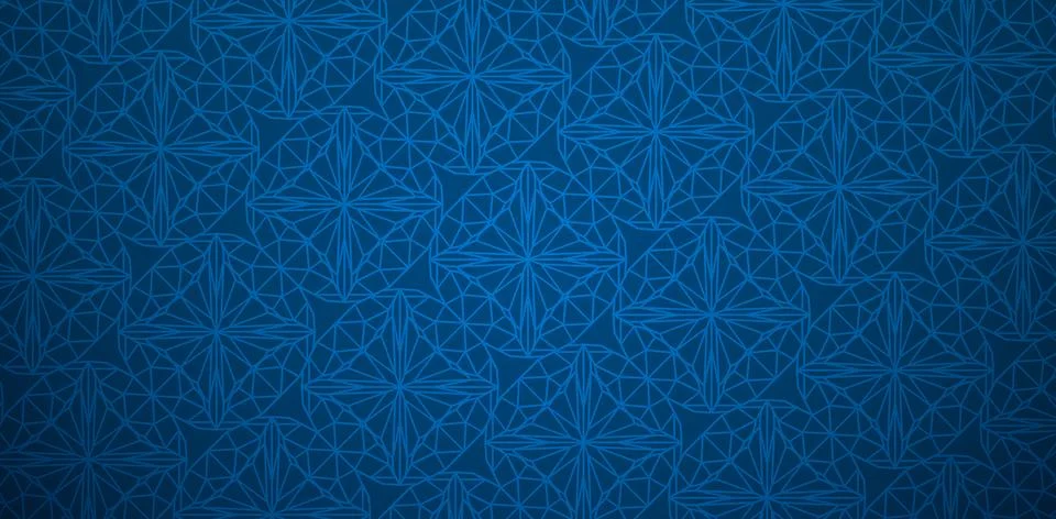 Geometrical Diamond pattern blue Stock Illustration