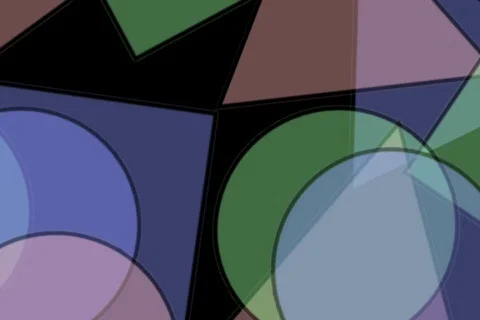 Geometrical - digital animation Stock Footage 139644