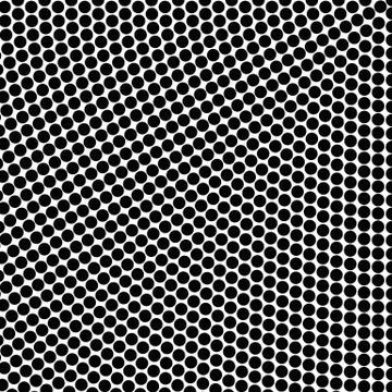 Geometrical dot pattern background - abstract vector graphic design Stock Illustration