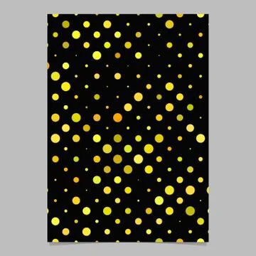 Geometrical dot pattern background brochure template Stock Illustration