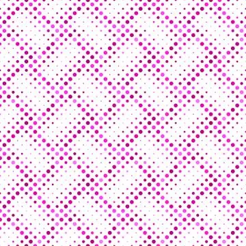 Geometrical dot pattern background design - deep pink vector graphic Stock Illustration