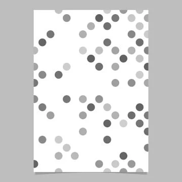 Geometrical dot pattern page template Stock Illustration