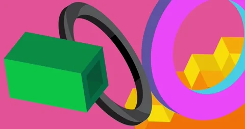 Geometrical elements Stock Footage 325763941