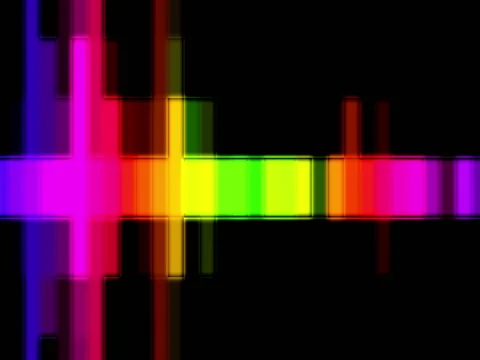 Geometrical Equalizer Audio Spectrum Colored Dinamic Squares Background Stock Footage 75008995