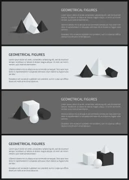 Geometrical Figures Collection Vector Illustration Illustrazione stock