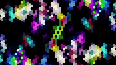 Geometrical Figures Colored Abstract Background Stock Footage 71621481