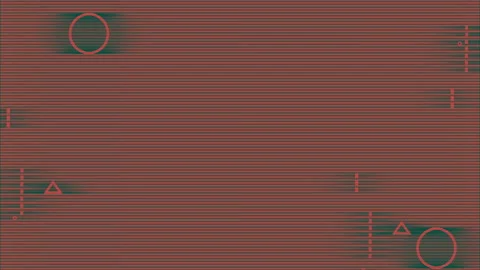 Geometrical Figures Slow Moving Loop Motion Abstract Background Stock Footage 117718720