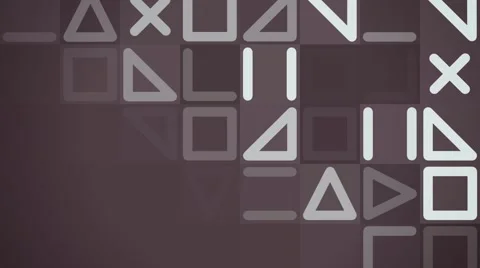 Geometrical flat pattern animation Stock Footage 59891923