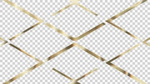 Geometrical Golden Pattern Stock Illustration