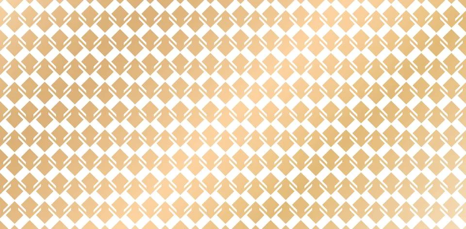 Geometrical golden pattern Stock Illustration