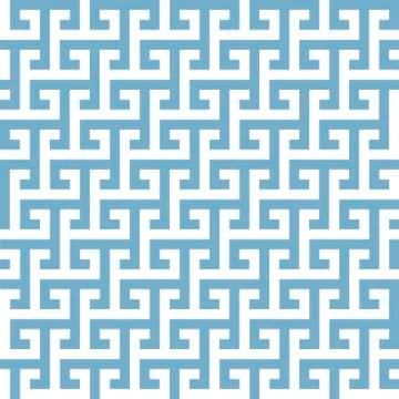 Geometrical greek pattern Stock Illustration