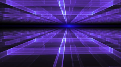 Geometrical Horizon With Rays Of Light Stock Footage 37519867