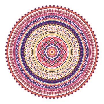 Geometrical Mandala. Stock Illustration