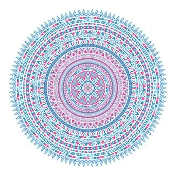 Geometrical Mandala. Stock Illustration