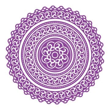 Geometrical Mandala. Stock Illustration