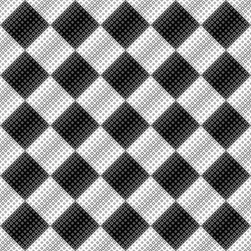 Geometrical monochrome abstract square pattern background design Stock Illustration