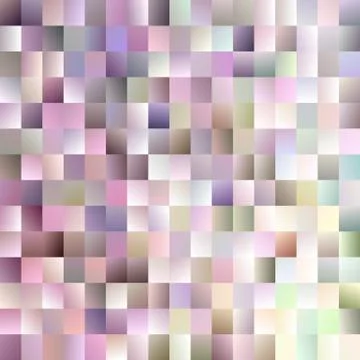 Geometrical mosaic rectangle background Stock Illustration