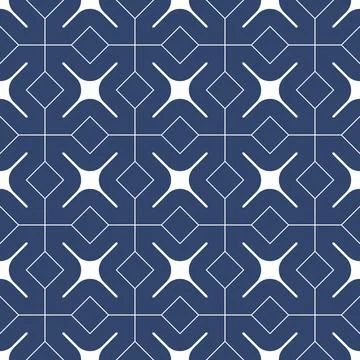 Geometrical ornament repeating seamless pattern for background or wallpaper.. Illustrazione stock