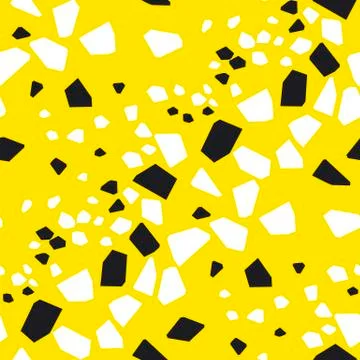 Geometrical particles vector seamless pattern 스톡 일러스트
