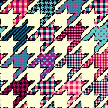 Geometrical patchwork pattern イラスト素材