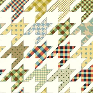 Geometrical patchwork pattern Vector Illustration. 스톡 일러스트