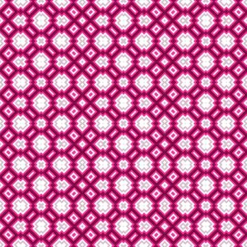 Geometrical pattern in pink and white Illustrazione stock
