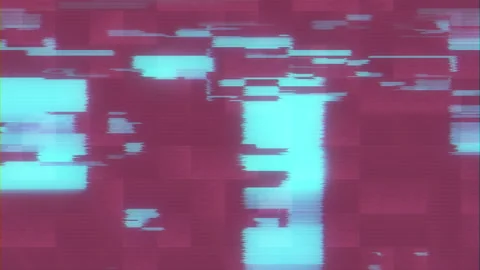 Geometrical Pixels Noise Flow Digital Screen Background Stock Footage 195119917