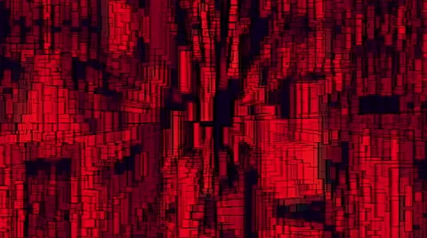 Geometrical Red Background Stock Footage 61989362
