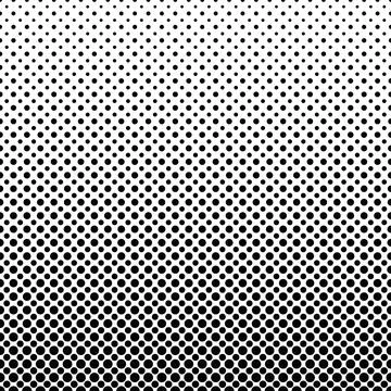 Geometrical repeating monochrome circle pattern background design Stock Illustration