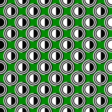 Geometrical repeating pattern - vector background Ilustração Stock
