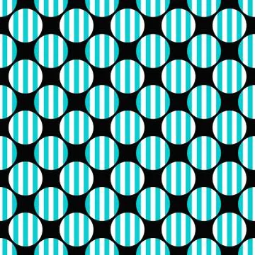 Geometrical repeating pattern - vector circle background Stock Illustration