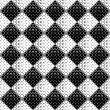Geometrical seamless abstract diagonal square pattern background Stockillustratie