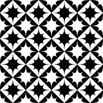 Geometrical seamless abstract star pattern background design Ilustração Stock