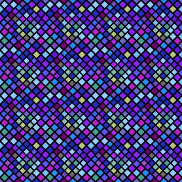 Geometrical seamless diagonal square pattern background design Stock Illustration