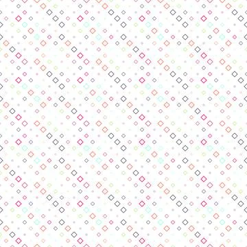 Geometrical seamless diagonal square pattern background design Stock Illustration