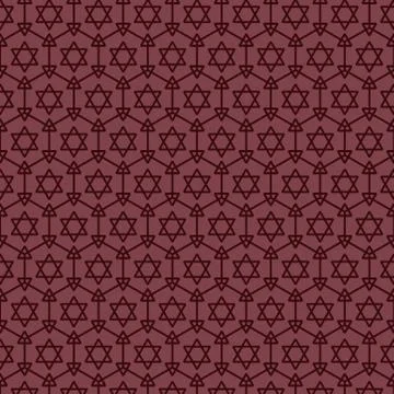 Geometrical seamless pattern. hexagon and triangle design. line illustration. Illustrazione stock