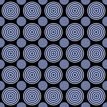 Geometrical seamless pattern - vector circle design background Illustrazione stock