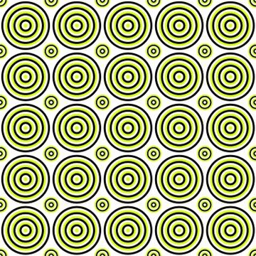 Geometrical seamless pattern - vector circle design Illustrazione stock