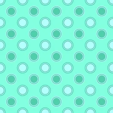 Geometrical seamless pattern - vector circle background Stock Illustration