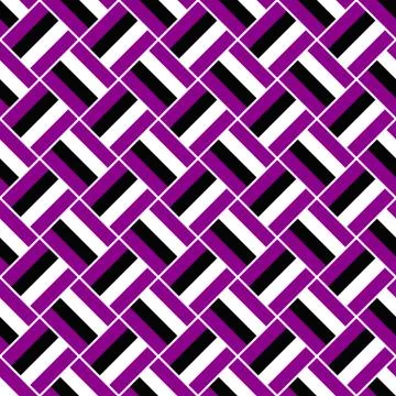 Geometrical seamless pattern - vector square background illustration Illustrazione stock