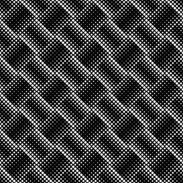 Geometrical seamless rounded square pattern background design Stock Illustration