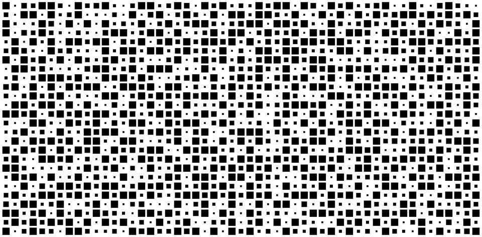 Geometrical simple minimalistic texture with square pixel dots. Modern Stock Illustration