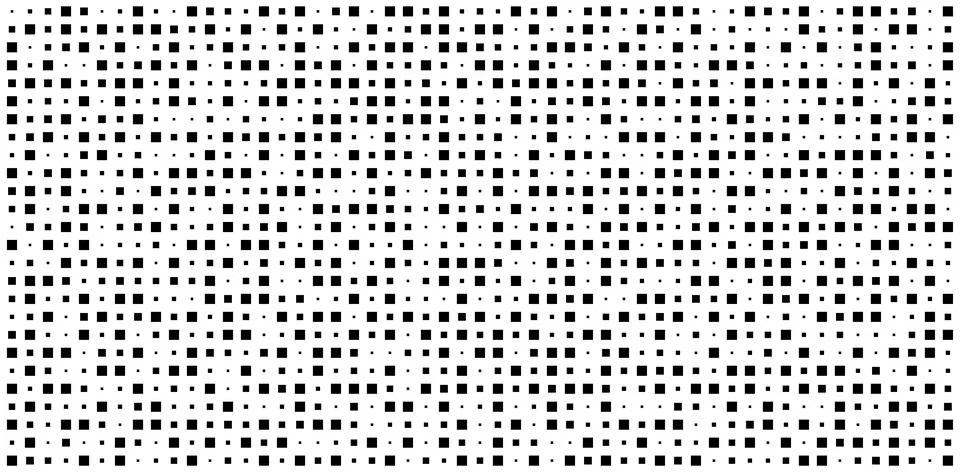 Geometrical simple minimalistic texture with square pixel dots. Modern Stock Illustration