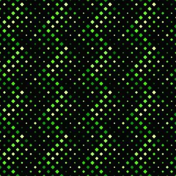 Geometrical square pattern background - green abstract vector design Illustrazione stock