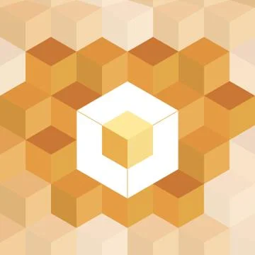 Geometrical square pattern background Stock Illustration