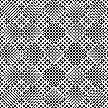 Geometrical square pattern background - monochrome vector graphic イラスト素材