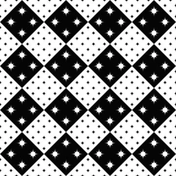 Geometrical star pattern background - abstract vector design Illustrazione stock