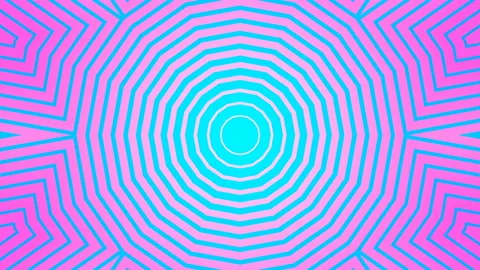 Geometrical texture kaleidoscopic seamless four color variation backgrounds. Stock Footage 106938628
