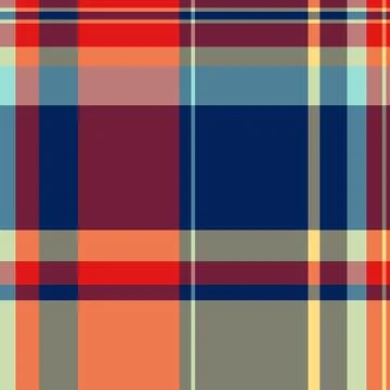 Geometrical texture vector textile, elegance plaid fabric pattern. Rug tart.. イラスト素材