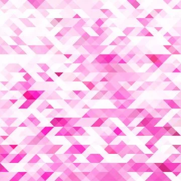 Geometrical vector background pink white Stock Illustration